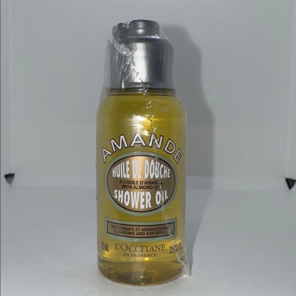 Almond Shower Oil BY LOccitane 2.5 oz Shower Oil New & Sealed